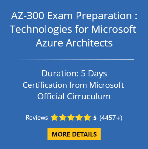 AZ-300 : Azure Architect-Technologies
